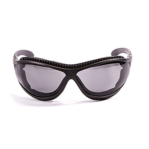 Ocean Sunglasses Tierra de Fuego - Gafas de Sol polarizadas - Montura : Negro Mate - Lentes : Ahumadas (12200.0)