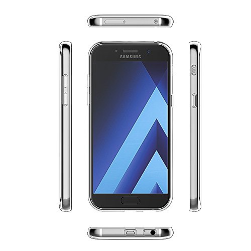 Samsung Galaxy A5 2017 Hülle, Elekin [Liquid Crystal] Soft Flex Silikon Transparent Ultra Dünn Bumper-Style Handyhülle TPU Durchsichtige Schutzhülle für Samsung Galaxy A5 2017 [5,2 Zoll] Case Cover - 7