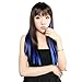 Neitsi 10pcs 18inch Colored Highlight Synthetic Clip on in Hair Extensions Blue