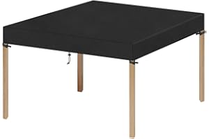 VANSHEIM Funda Exterior Muebles Jardin Mesa Cuadrada Funda Mesa Baja Pequeña Impermeable Anti UV Tela Oxford 70x70x15cm