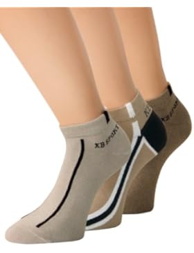 Herren Sneakersocken farbig und bunt mit Motiv Größe 43-46 47-50 39-42 Spitze Handgekettelt, 6 Paar