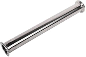 3/4” 1” 1-1/2” 2” 2-1/2” 3” （19-76mm）Sanitär Tri Clamp Type Spool Tube Med Ferrule Clamp SS304 100mm 200mm 500mm Längd Tube(Size:Length 204mm,Color:Pipe diameter 51mm)
