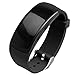 Price comparison product image OenFoto Compatible Gear Fit2 Pro/ Fit2 Strap, Replacement Silicone Accessories Band for Sa msung Gear Fit 2 Pro SM-R365/ Gear Fit2 SM-R360 Smartwatch -Black