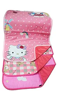 Dazzlia Baby Diaper Changing mat/Bed Protector/Godadi Multi Color (combo3 Girl)