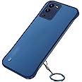 REALCASE Vivo V25 Pro 5G Back Cover Case | Stylish Frameless Matte Hard Skin | Soft TPU Shock Proof Bumper Back Cover Case for Vivo V25 Pro 5G (Blue)