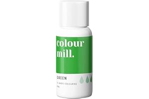 Colour Mill Next Generation Lebensmittelfarbe Öl Basis (Grün 20ml)