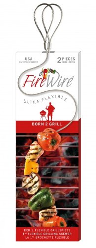 Brainstream FireWire flexibler Grillspieß Edelstahl 2er Set