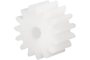 UXCELL sourcingmap 10pcs Plastic Gears 16 Teeth Model 162A Reduction Gear Plastic Worm Gears for RC Car Robot Motor