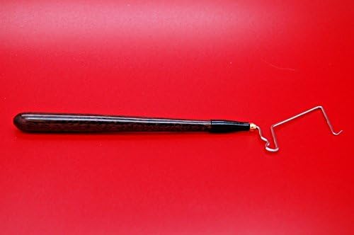 Fly Tying Rotating Rotary Standard Whip Finisher Tool with Wooden Grip