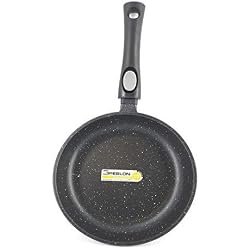 Napoleon Poêle 24 cm Tous feux dont induction, Avec manche amovible, Sans PFOA, Fonte d'aluminium Revêtement anti-adhérent en Greblon C3 de Technologie Allemande