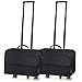 Price comparison product image 5 Cities Cabin Approved Laptop Roller Case Briefcase 44cm, 23 Liters, Business Black, Laptops up to 17" (Black x2)
