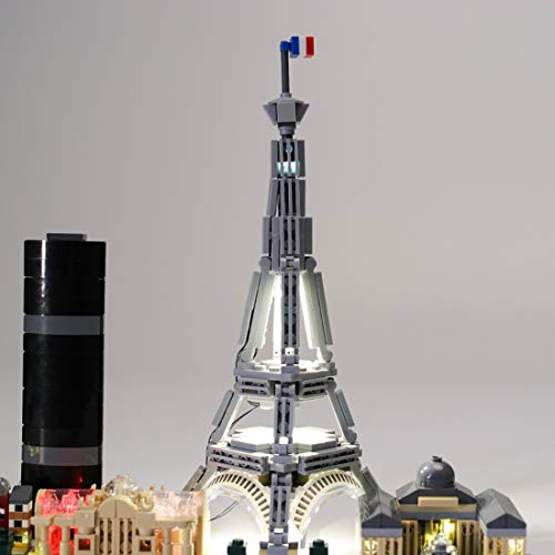 K9CK-Kit-Luci-per-Lego-Architecture-Parigi-21044-Kit-di-Illuminazione-a-LED-Compatibile-con-Modello-LegoSolo-Luce
