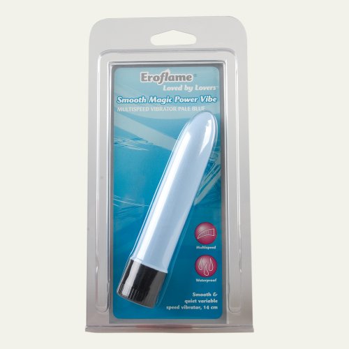 Playhouse-Eroflame-Smooth-Magic-Power-Vibe-PV0720036-Vibrator-with-Smooth-Surface-14-cm-Pale-Blue