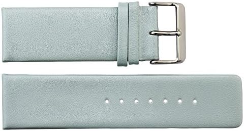 Blue Calf Leather Strap Replacement Pin Clasp, 26mm Band _ B26018