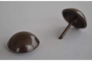 SEW-SELECT 10 Large Heico 19mm Antique Brass Upholstery Nails - Non Rust