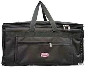 Malav Thick Padded Carry Bag (Black) for Non Folded Harmonium