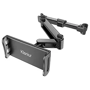 Klsniur Mount/Tablet Car Backseat Seat Mount/Tablet Headrest Universal 360? Rotating Holder Adjustable for All 6