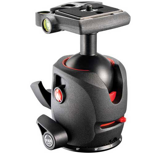 Manfrotto MH055M0-Q2 Magenesium-Kugelkopf (12kg Tragkraft) mit Q2-Schnellwechseleinrichtung