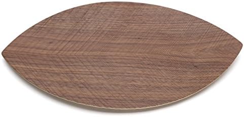 Modern solid wood bowls creative leaf-shaped fruit candy seed-box-E