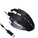 Produktbild Happysdh Gaming Maus, 6 Farbe Gamer Maus 4800DPI PC Gaming Maus Hohe Präzision für Pro Gamer mit 7 programmierbaren Tasten/ LED/ ergonomisches Design/ USB-Wired Maus optisch