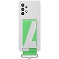 Samsung Galaxy Official A53 5G Silicone Cover with Strap White