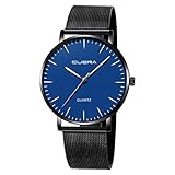 Knowin Armbanduhr Männer Lässige Schön Chronograph Uhren, Business Großes Runde Zifferblatt Uhren Kalender, Mode Gute Verarbeitung Stoppuhr Damen