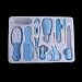 JAGETRADE 10Pieces/Set Newborn Baby Kids Nail Hair Health Care Thermometer Grooming Brush Kit A