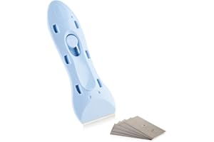 ALPHA AIM Kitchen Hob & Oven Scraper – Heavy Duty Ceramic & Glass Cooker Top Cleaner | Removes Burnt-On Food, Grease & Stains | Induction Hob Scraper Tool