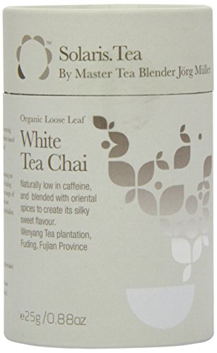 Solaris Tea Organic Loose Whole Leaf White Tea Chai 25 g
