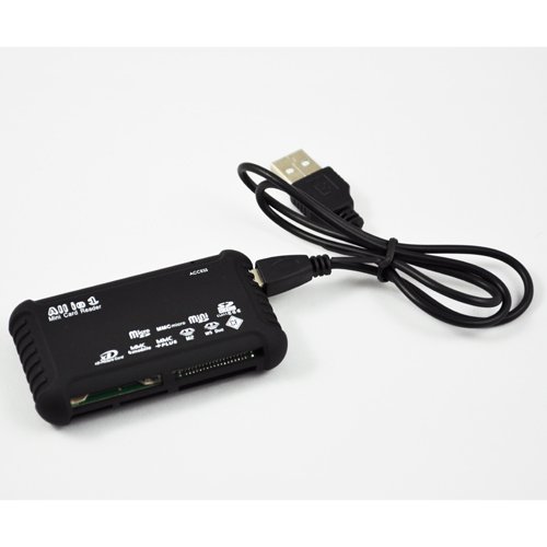 SODIAL(Wz.) All in 1 Hochgeschwindigkeitskartenleser USB Kartenlesegeraet fuer alle Digital Speicherkarten - 8