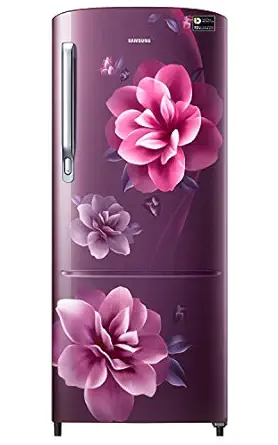 Samsung 192 L 3 Star Inverter Direct Cool Single Door Refrigerator (RR20A172YCR/HL, Camellia Purple)