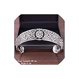 Metalle: Zink-Legierung, Geschlecht: Damen, Produktname: Hochzeit Kristallkrone und Tiara