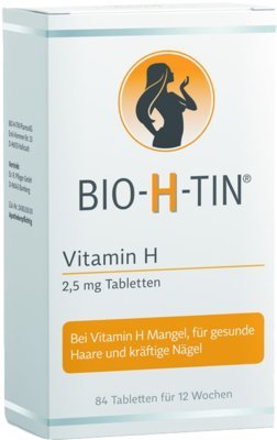 Bio-h-tin Vitamin H 2,5 mg für 12 Wochen Tabletten 84 stk