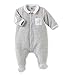 Petit Bateau Baby Boys SAVON Plain Long Sleeve Onesie, Grey (beluga), 3-6 Months (Manufacturer size: 6 mois)