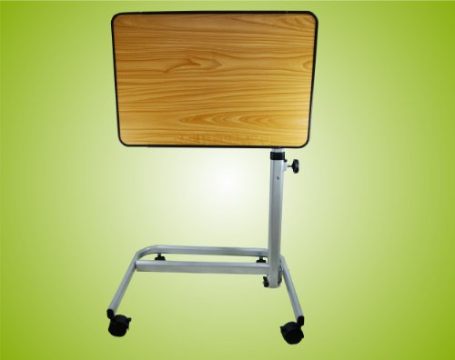 Beistelltisch Beistellwagen Krankentisch Bett-Tisch/ braun fahrbar Top-Qualität - 2