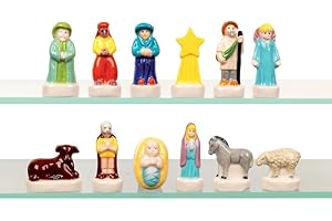 PATISDECOR Fèves thème "santons traditionnels" pour galette des rois (x2)