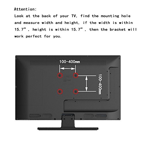 Lumsing schwenkbare neigbare TV Wandhalterung für 26-55″ Plasma LCD-LED-Flachbildschirm mit Wasserwaage und HDMI Kabel, Max VESA 400mm x 400mm - 5