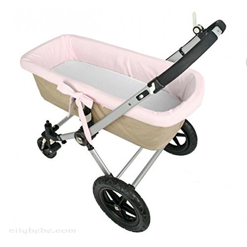 Funda interior rosa para capazo de bebé