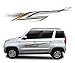 Galio - O. E. Type Fitment Car Graphics For Mahindra TUV 300 Gold-Grey RS.2599.00
