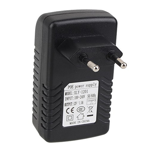 WEONE DC 12V 1A PoE-Injektor Leistung Ethernet Versorgung Adapter für Wireless Access Point EU-Stecker - 2