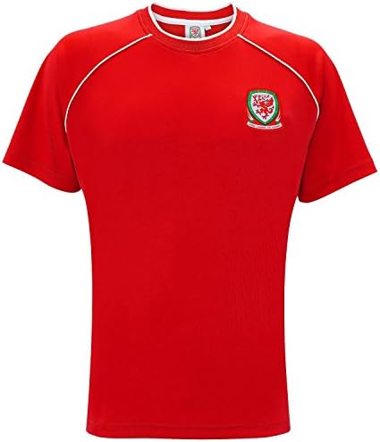 Official Wales Cymru Euro 2016 National Team Adults Football Shirt - Red - M