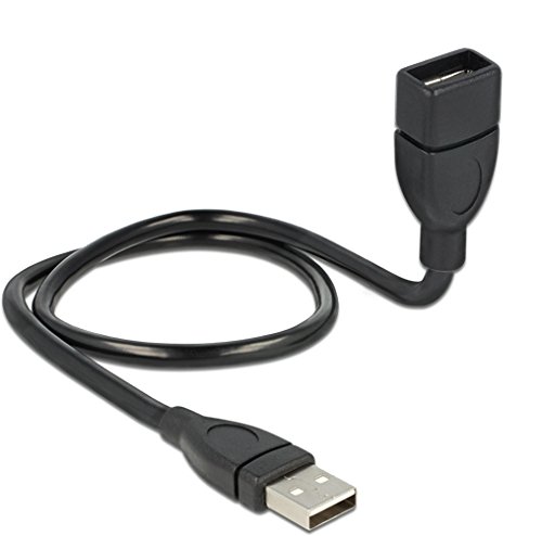 DELOCK Kabel USB 2.0-A Stecker > Buchse ShapeCable 50 cm
