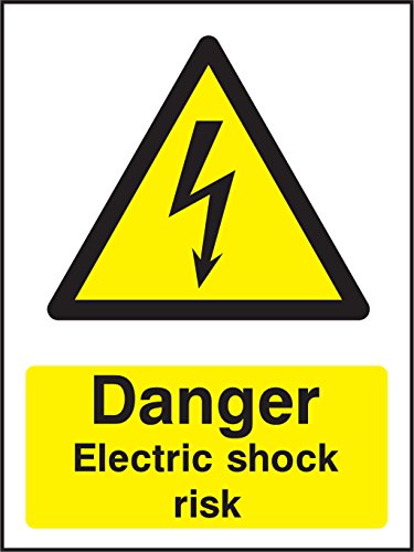 Preisvergleich Produktbild Elektrische ACHTUNG Hazard Aufkleber Gefahr Elektroschock Risiko