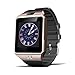 Produktbild ZDYS Bluetooth Smart Watch DZ09 Smartwatch Telefon Unterstützung SIM TF Karte Kamera Android iOS iPhone Samsung LG Handys, Gold