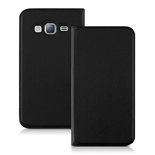 kwmobile Funda para Samsung Galaxy J3 2016 DUOS - Carcasa para m vil de Cuero sint tico - Case Plegable en Negro reviews kwmobile Funda para Samsung Galaxy J3 2016 DUOS - Carcasa para m vil de Cuero sint tico - Case Plegable en Negro