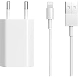 Ladekabel mit Netzteil Ersatz für iPhone, Ladegerät Kompatibel mit iPhone 11 11 Pro Max Xr X Xs Max 8 8 Plus 7 7 Plus 6 6s 6s