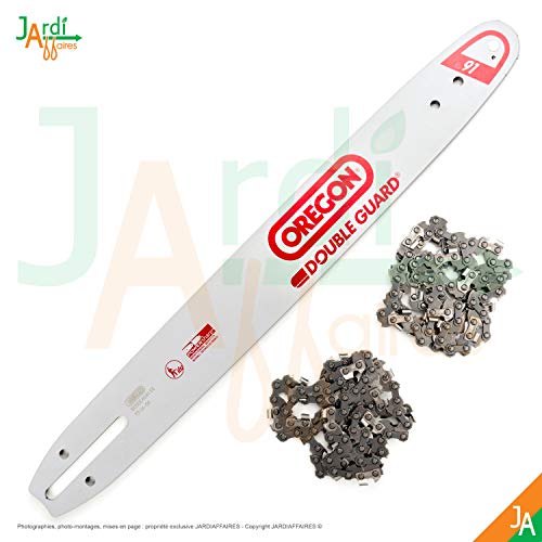 Jardiaffaires Combo Oregon Guide 40cm 160SDEA041 + 2 Chaines 91P056E