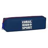Coral High Sport Tek B&ouml;lmeli Lacivert Kalem &Ccedil;antası