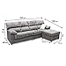 Mueble Sofa ChaiseLongue, Subida Domicilio, Cuatro plazas, Color Gris, cheslong Anti Manchas...