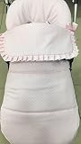 Saco silla bugaboo camaleon 2 y 3 pique rosa topos blancos
